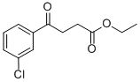 ETHYL 4-(3-CHLOROPHENYL)-4-OXOBUTYRATE 结构式