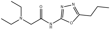 Acetamide, 2-(diethylamino)-N-(5-propyl-1,3,4-oxadiazol-2-yl)- 结构式