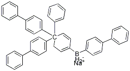 Borate(1-), tetrakis([1,1'-biphenyl]-4-yl)-, sodiuM(1:1) 结构式