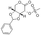 3,4-O-BENZYLIDENE-2-METHANESULFONYL-D-RIBO-1,5-LACTONE 结构式