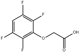 2-(2,3,5,6-四氟苯氧基)乙酸 结构式