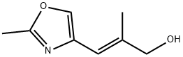 2-METHYL-3-(2-METHYL(1,3-OXAZOLYL))-PROPENOL 结构式