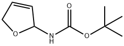Carbamic acid, (2,5-dihydro-2-furanyl)-, 1,1-dimethylethyl ester (9CI) 结构式