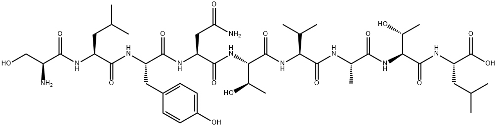 HIV-1 GAG PROTEIN P17 (76-84) 结构式