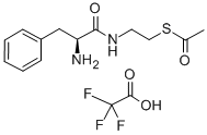 N-(Phenylalanine)-S-acetylcysteamine trifluoroacetate 结构式