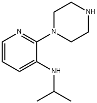 N-(1-甲基乙基)-2-(1-哌嗪基-)3-氨基吡啶一水合二盐酸盐 结构式
