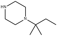1-(2-甲基丁-2-基)哌嗪 结构式