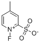 N-氟-4-甲基吡啶-2-磺酸 结构式