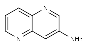 1,5-萘啶-3-胺 结构式