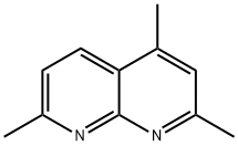 2,4,7-Trimethyl-1,8-naphthyridine 结构式
