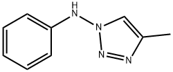 1H-1,2,3-Triazole, 1-anilino-4-methyl- 结构式