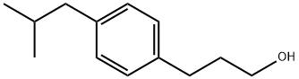 3-(4-异丁基-苯基)-丙-1-醇 结构式
