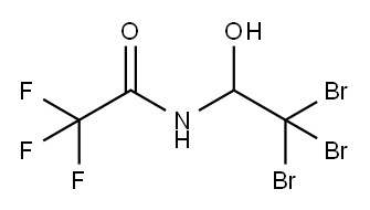 2,2,2-Trifluoro-N-(2,2,2-tribromo-1-hydroxyethyl)acetamide 结构式