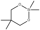 2,2,5,5-四甲基-1,3-二氧杂-2-硅杂环己烷 结构式