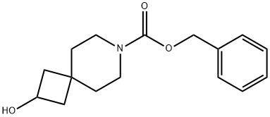 2-HYDROXY-7-AZA-SPIRO[3.5]NONANE-7-CARBOXYLIC ACID BENZYL ESTER 结构式
