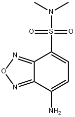 7-氨基-N,N-二甲基苯并[C][1,2,5]噁二唑-4-磺酰胺 结构式