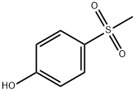 4-甲基磺酰苯酚 结构式