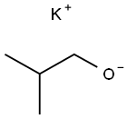 异-丁酸钾 结构式