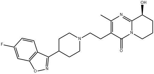 (S)-9-羟基利培酮 结构式