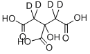 柠檬酸-2,2,4,4-D4 结构式