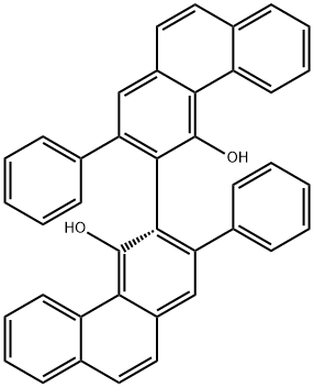 S-2,2'-二苯基-3,3'-(4-联菲酚) 结构式