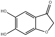 5,6-二羟基苯并呋喃-3-酮 结构式