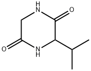 3 - 异丙基哌嗪-2,5 - 二酮 结构式