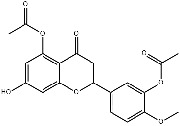 Hesperetin 3,4-Diacetate 结构式