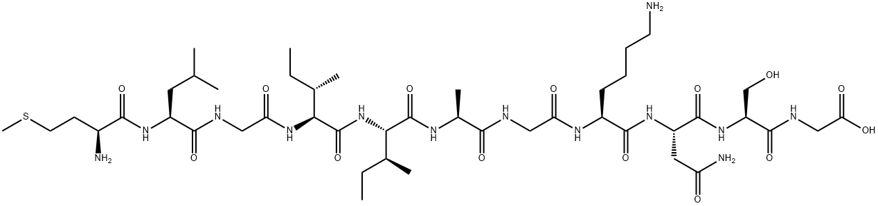 β-淀粉样蛋白（35-25） 结构式
