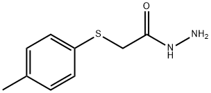 2-[(4-METHYLPHENYL)THIO]ACETOHYDRAZIDE 结构式