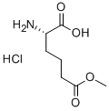 L-2-氨基己二酸 6-甲酯盐酸盐 结构式