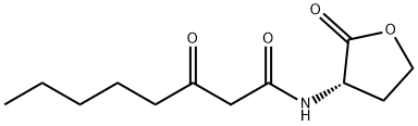 N-(3-辛酰基)-L-高丝氨酸内酯 结构式