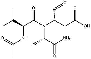 乙酰基-缬氨酰-丙氨酰-天冬氨醛 结构式