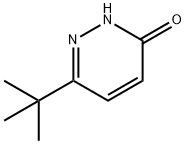6-叔-丁基-2,3-二氢哒嗪-3-酮 结构式