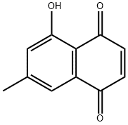 7-甲基-5-羟基萘醌 结构式