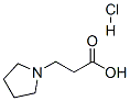 3-(1-吡咯烷基)丙酸(HCL) 结构式