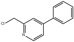 2-(氯甲基)-4-苯基吡啶 结构式