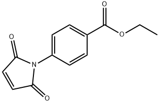 4-(2,5-二氧代-2,5-二氢-吡咯-1-基)-苯甲酸乙酯 结构式