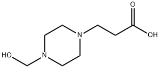 1-Piperazinepropanoicacid,4-(hydroxymethyl)-(9CI) 结构式