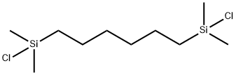 1,6-双(氯二甲基硅基)己烷 结构式