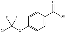 4-(DIFLUOROCHLOROMETHOXY)BENZOIC ACID 结构式