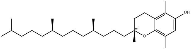 β-生育酚 结构式
