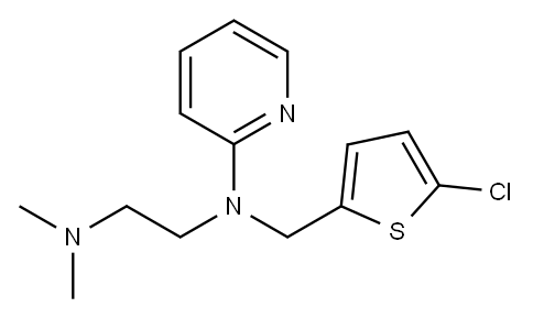 氯吡林 结构式