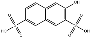 2-萘酚-3,6-二磺酸 结构式
