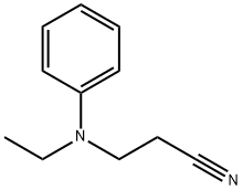 N-乙基-N-氰乙基苯胺 结构式