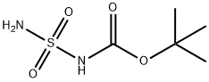 N-(氨基磺酰基)氨基甲酸叔丁酯 结构式
