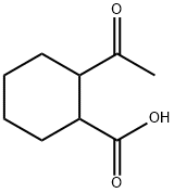 Cyclohexanecarboxylic acid, 2-acetyl- (9CI) 结构式