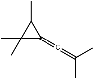 2-Methyl-1-(2,2,3-trimethylcyclopropylidene)-1-propene 结构式