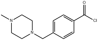 4-(4-甲基哌嗪甲基)苯甲酰氯 结构式