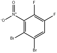2,3-二溴-5,6-二氟硝基苯 结构式